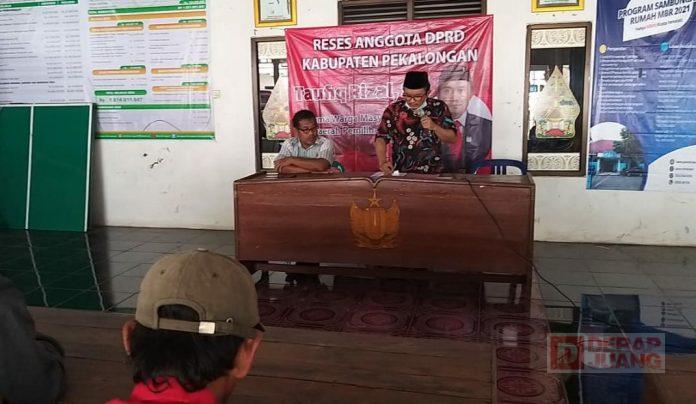 Reses, Taufiq Rizal Serap Aspirasi Masyarakat dan Struktural Partai