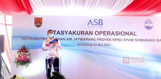 SPAM Semarang Barat Resmi Beroperasi, Hendi: Terima Kasih Bapak Jokowi