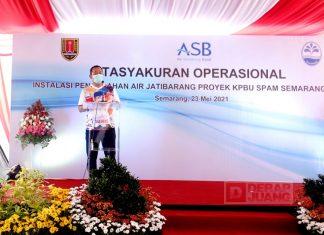 SPAM Semarang Barat Resmi Beroperasi, Hendi: Terima Kasih Bapak Jokowi