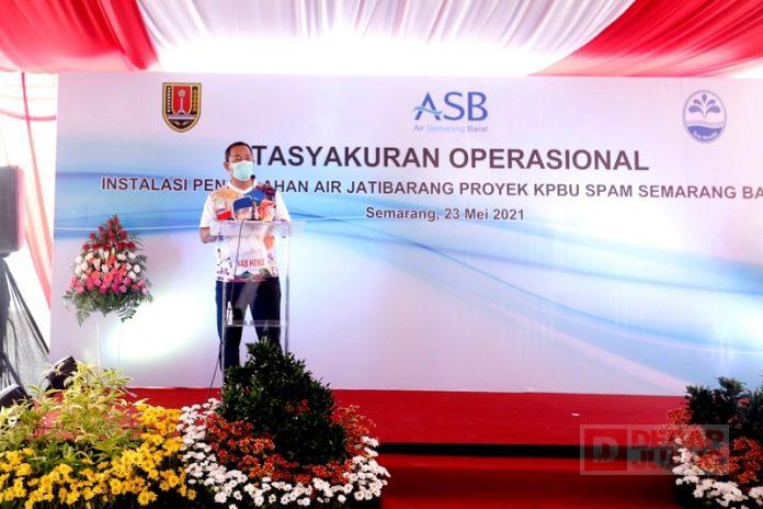 SPAM Semarang Barat Resmi Beroperasi, Hendi; Terima Kasih Bapak Jokowi