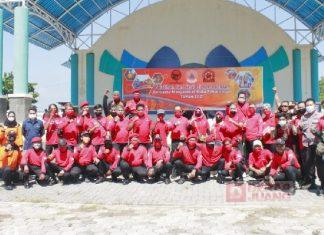 Satgas dan Baguna PDI Perjuangan Kota Pekalongan Laksanakan Simulasi Tanggap Bencana