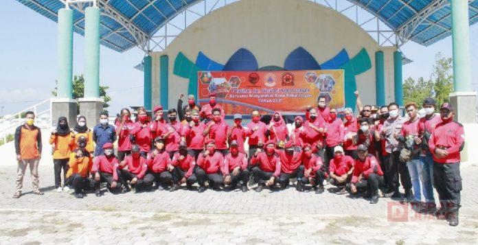 Satgas dan Baguna PDI Perjuangan Latihan dan Simulasi Tanggap Bencana Bersama BPBD Kota Pekalongan