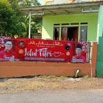 Semarakkan Idul Fitri, DPC PDI Perjuangan Kebumen Pasang Spanduk
