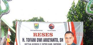 Serap Aspirasi, Tofani: Manfaatkan Saya untuk Kemajuan Masyarakat