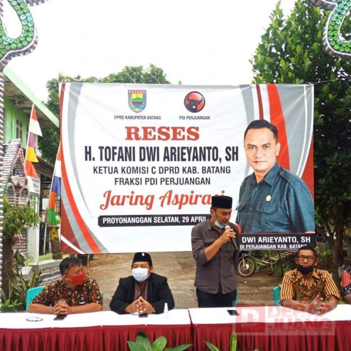 Serap Aspirasi, Tofani Manfaatkan Saya untuk Kemajuan Masyarakat