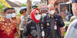 Sri-Bambang Tinjau Kesiapan Sambut Hari Raya Idul Fitri 2021