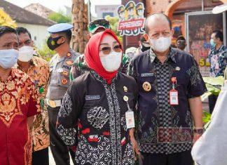 Sri-Bambang Tinjau Kesiapan Sambut Hari Raya Idul Fitri 2021