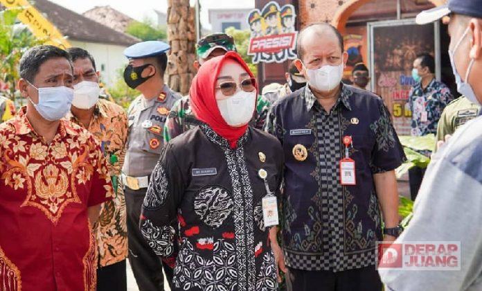 Sri-Bambang Tinjau Kesiapan Sambut Hari Raya Idul Fitri 2021