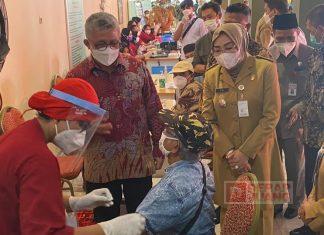 Sri Sumarni Hadiri Gebyar Vaksinasi Covid-19 bagi Lansia