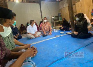 Sri Sumarni Kunjungi Kediaman Korban Tenggelamnya Kapal Wisata Kedung Ombo