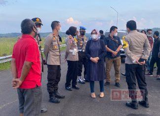 Sri Sumarni Tinjau Lokasi Terbaliknya Kapal Wisata di Waduk Kedung Ombo