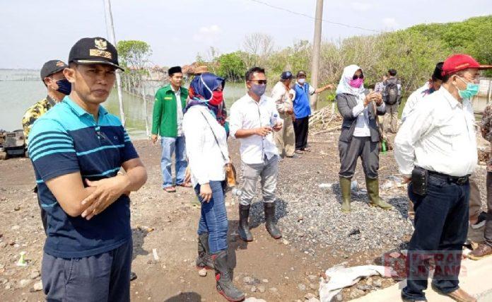 Tatiek Soelistijani Tinjau Kawasan Rob Sayung