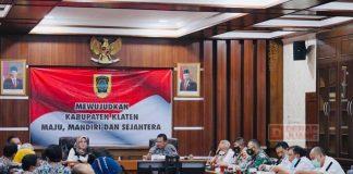 Terkait Revitalisasi Obyek Wisata Rowo Jombor, Bupati Klaten Gelar Rakor