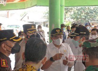 Tinjau Pasar Tradisional, Masan: Prokes Harus Tetap Diketatkan