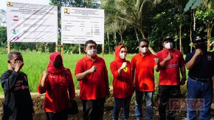 Utut Adianto Realisasikan Aspirasi Pembangunan Saluran Irigasi di Purbalingga