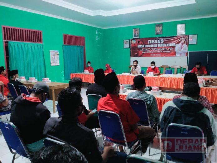 Wawan Yuwandha Gelar Reses Bersama Paguyuban BPD di Kecamatan Kebasen