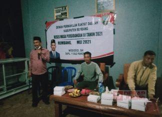 Widodo Jaring Aspirasi Melalui Reses III Tahun 2021