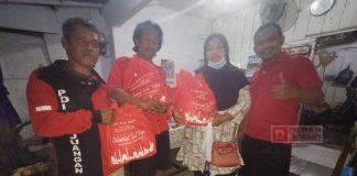 Wujud Kepedulian Kader Partai, Messy Widyastuty Bagikan Paket Sembako