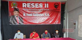 Yuni Sulistyo Serap Aspirasi Drainase dan Perbaikan Jalan