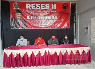 Yuni Sulistyo Serap Aspirasi Drainase dan Perbaikan Jalan