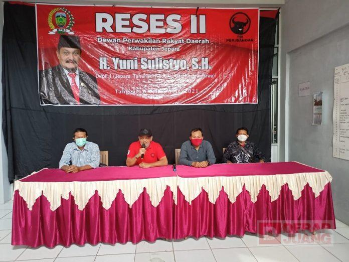 Yuni Sulistyo Serap Aspirasi Drainase dan Perbaikan Jalan