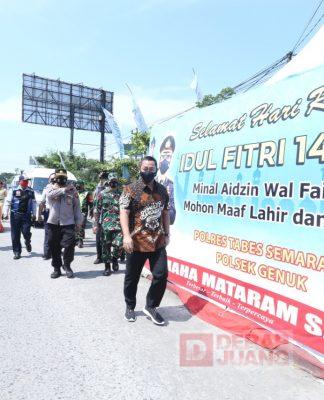 Hendi Turun Langsung Pantau Pos Penyekatan Mudik