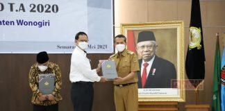 Wonogiri Raih WTP 6 Kali Beruntun