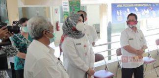 Angka Positif Covid-19 di Jawa Tengah Melambung, Sri Mulyani Tinjau Penanganan Kasus Covid-19 di RSUD Bagas Waras