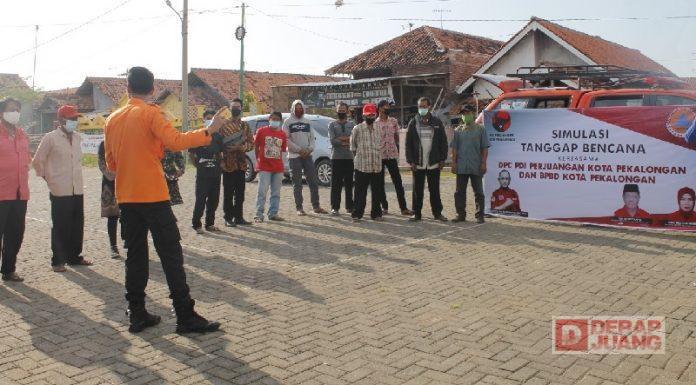 Baguna Kota Pekalongan Gelar Simulasi Kebencanaan