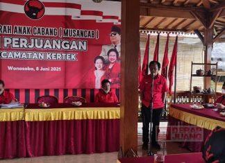 Buka Musancab PAC Kertek, Bambang Kusriyanto Serukan Perkuat Barisan