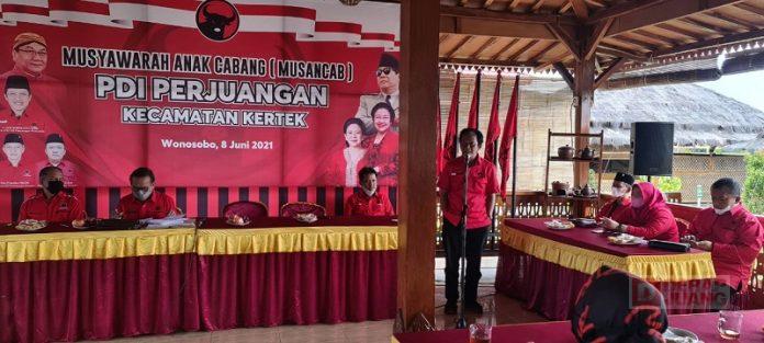Buka Musancab PAC Kertek, Bambang Kusriyanto Serukan Perkuat Barisan