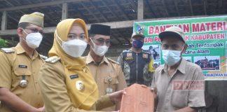 Bupati Demak Bantu Korban Bencana Alam di Guntur