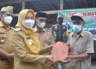 Bupati Demak Bantu Korban Bencana Alam di Guntur