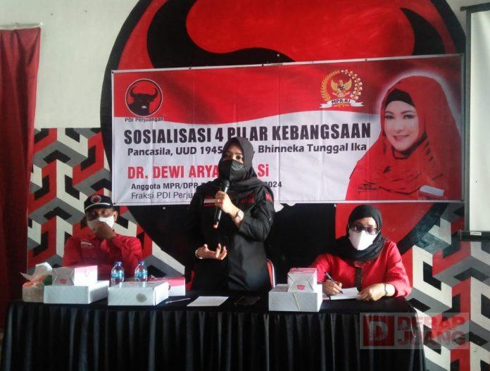 Dewi Aryani Ajak Masyarakat Aktualisasi Falsafah 4 Pilar Kebangsaan