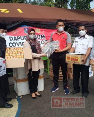 Dewi Aryani Salurkan Bantuan ke Dapur Umum Polresta Kota Tegal
