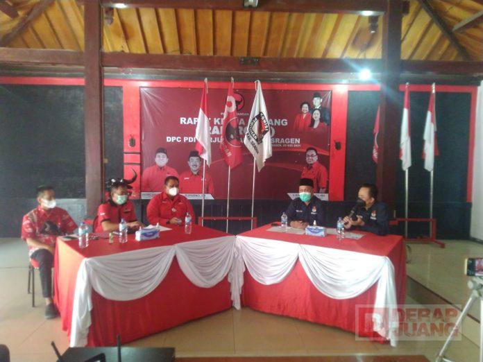 Evaluasi Kinerja KPUD, DPC PDI Perjuangan Sragen Sampaikan Kritik dan Saran Konstruktif