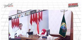 Gelar Rakor bersama Presiden, Mbak Eisti Optimis Demak Sehat