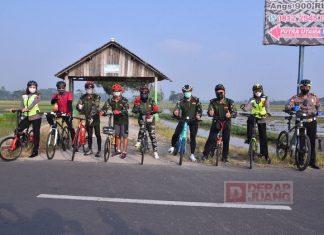 Gowes Sehat, Etik Suryani Sosialiasasikan Protokol Covid-19