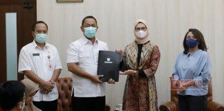 Hendi Menerima Kunjungan Stafsus Presiden RI Bidang Sosial