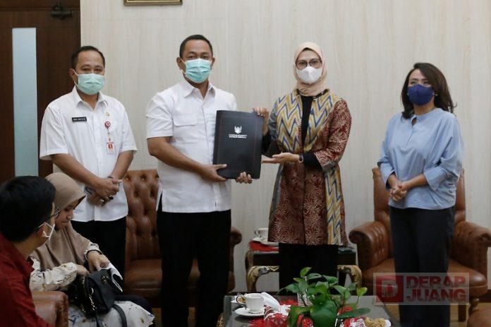 Hendi Menerima Kunjungan Stafsus Presiden RI Bidang Sosial