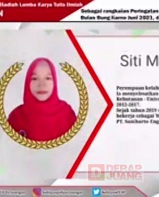 Ikuti Lomba Karya Tulis Ilmiah DPP Partai, Komunitas Juang Sukoharjo Raih Juara Harapan 3