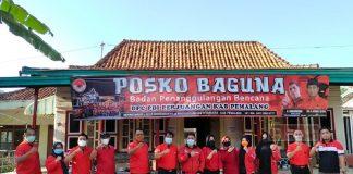 Jalankan Instruksi Partai, Baguna Pemalang Gelar Simulasi Bencana