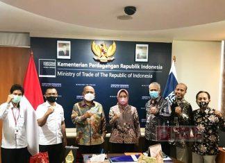 Kunjungi Kemendag RI, Bupati Tiwi: Pasar Badog Membutuhkan Anggaran Revitalisasi