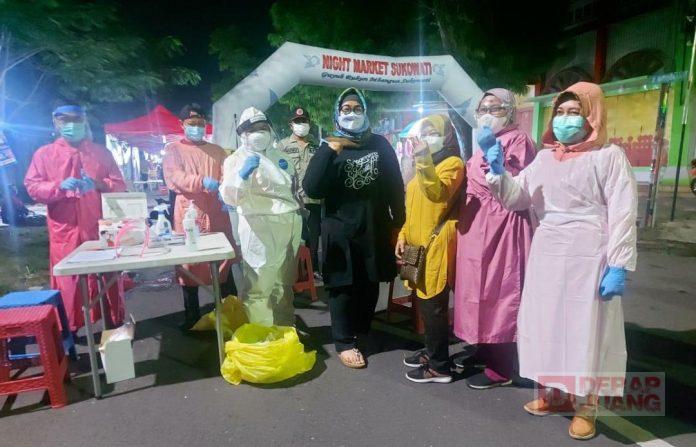 Lakukan Sidak, Bupati Yuni Temukan Pedagang Abaikan Protokol Kesehatan