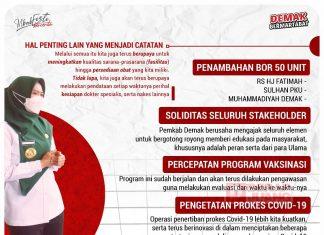 Langkah Strategis Bupati Demak Tekan Lonjakan Kasus Covid-19