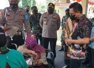 Momentum HUT Bhayangkara ke-75, HR Bambang Irawan Tinjau Vaksinasi