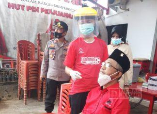 Tekan Kasus Covid-19, DPC PDI Perjuangan Kota Pekalongan Gelar Swab Gratis