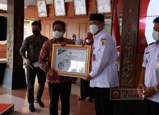 Pendataan SDGs Tercepat Se-Indonesia, Wonogiri Terima Penghargaan dari Kemendes PDTT