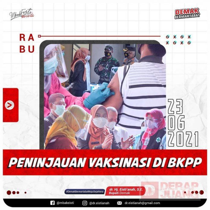 Percepatan Vaksinasi, Kolaborasi Kader PDI Perjuangan Inspeksi Lapangan