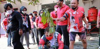 Peringati Bulan Bung Karno, DPC PDI Perjuangan Surakarta Tanam Pohon Sala